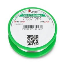 Solder Cynel LC99 100g/0.56mm - lead-free