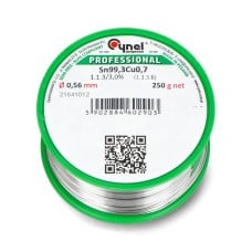 Solder Cynel LC99.3 250g/0.56mm - lead-free