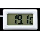 Thermometer with LCD display from -50 °C to 100 °C - white