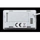 Thermometer with LCD display from -50 °C to 100 °C - white