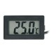 Panel thermometer with LCD display from -50°C to 110°C and measuring probe - 10m