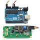 LCD display 2x16 characters blue + I2C LCM1602 converter