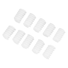 Sliekinė pavara, plastikinė, 6x10mm - balta - 10vnt
