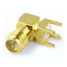 SMA female connector for printing, right angle reverse - 50Ω