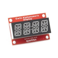 SparkFun Qwiic Alphanumeric Display - Red - SparkFun COM-16916