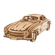 Winged Sports Coupe - mechanical model for assembly - veneer - 262 elements - Ugearsmodels
