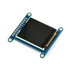 ST7735R, display TFT LCD 1.44'' 128x128 px with microSD car reader, Adafruit 2088
