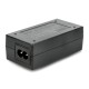 Desktop PoE power supply - RJ45 - with IEC C8 socket - 48V / 0.5A / 24W - black - IPS