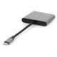 Hub - Multiport Natec Fowler Mini - USB-C PD - grey