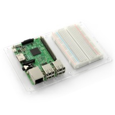 Stand for Raspberry Pi and contact plate + contact plate 400 fields