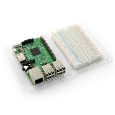 Stovas skirtas Raspberry Pi ir kontaktinei plokštei + kontaktinė plokštė 400 laukų