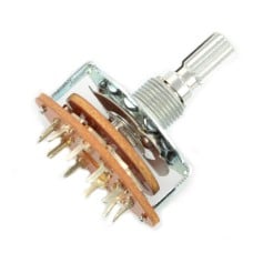 Rotary switch 12-position 1 circuit - 37mm