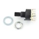 Rotary switch 6-position 1 circuit - 30mm