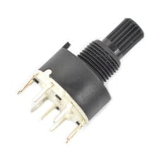 Rotary switch 6-position 1 circuit - 30mm