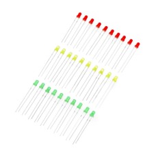 A set of LEDs 3mm - 30 pcs - justPi
