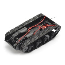 Light Damping Balance Tank - Track Chassis with Shock Absorption and DC Motor Drive