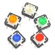 Tact Switch 12x12, 7mm THT 6 pin - white backlight - 5 pcs