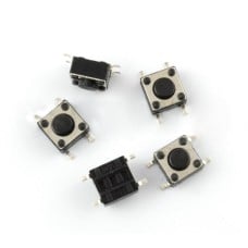 Mygtukinis jungiklis 6x6mm/4.3mm SMD - 5 vnt
