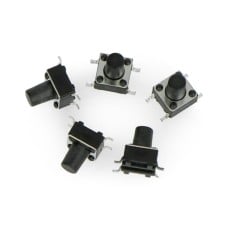 Mygtukinis jungiklis 6x6mm/8mm SMD - 5 vnt