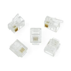 RJ45 telefono kištukas - 5 vnt