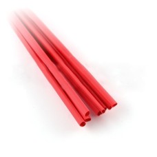 Heat shrink tube 1.6/0.8 red - 10 pcs