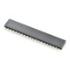 Cut-out socket 1x20 pins straight 2.54mm - vertical