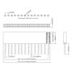 Trim socket straight 1x2 pins 2.54mm - vertical long