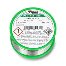 Solder Cynel LC99.3 SW26 250g/1.5mm - lead-free