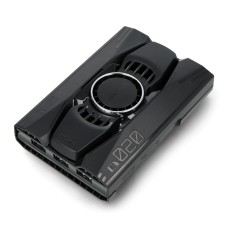 Titan dėklas LattePanda 3 Delta 864 - ABS+PC - juodas - DFRobot FIT0906