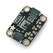 TMP117, I2C temperature sensor, high accuracy, STEMMA QT / Qwiic, Adafruit 4821