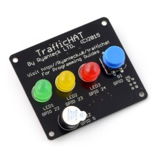 Traffic HAT, LED module with for Raspberry Pi
