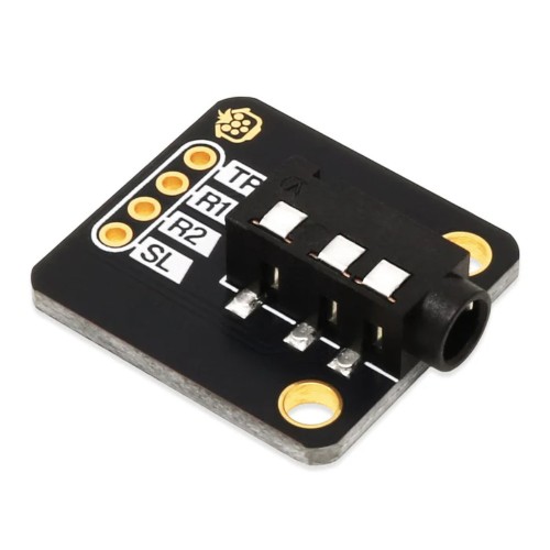 TRRS 3.5 mm lizdo modulis – PiHut 106606 TRRS 3.5 mm lizdo modulis – PiHut 106606