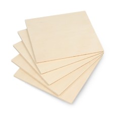 Poplar Plywood - 4mm - 110x120mm - 5pcs