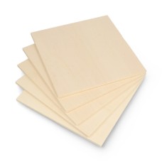 Poplar Plywood - 5mm - 160x160mm - 5pcs