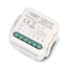 Tuya - 2-channel mini ZigBee transceiver - Android/iOS application - OXT T262