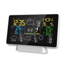 Tuya - Weather Station with External Temperature and Humidity Sensor T886 - HD LCD Screen - WiFi