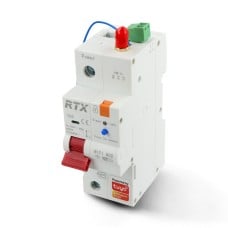 Tuya - vienfazis WiFi saugiklis su energijos skaitikliu - 1P 63A - RTX WCB63-1P