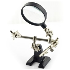 Bracket with magnifying glass x2 - third-hand ZD-10R
