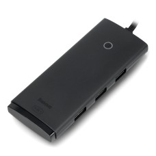 USB 3.0 šakotuvas - 4 prievadai - juodas - 2m - Baseus WKQX030201