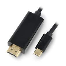USB C - HDMI cable - 1.8 m - Akyga AK-AV-18