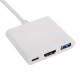 USB C Hub - USB A 3.0, USB C, and HDMI 4K - Akyga AK-AD-57 USB C Hub - USB A 3.0, USB C, and HDMI 4K - Akyga AK-AD-57