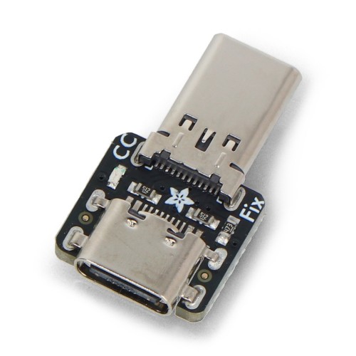USB C tipo CC rezistoriaus fiksatorius - USB C adapteris su 5.1 kΩ CC rezistoriais - Adafruit 6323 