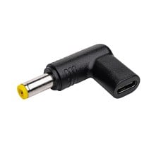 USB Type-C to DC 5.5/2.5mm Adapter - Universal Power Supply Plug - Akyga AK-ND-C01