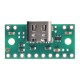 USB Type-C Power Connector with TPS2116 Multiplexer - usb09a - Pololu 3728