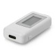 USB tester Keweisi KWS-1802C current and voltage meter from USB C port - white