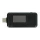 USB testeris Keweisi KWS-1802C srovės ir įtampos matuoklis iš USB C prievado - juodas