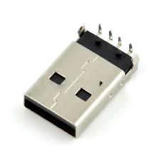 USB A tipo lituojamas kištukas