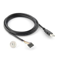 USB-UART FTDI 5V converter with 1.9m USB cable, SparkFun DEV-09718