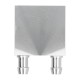Water block for cooling 40x40mm - aluminum heatsink for Peltier cells