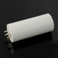 Motor capacitor 100uF 450V 55x128mm with connectors 